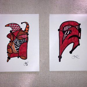 Hand Painted Greeting Cards